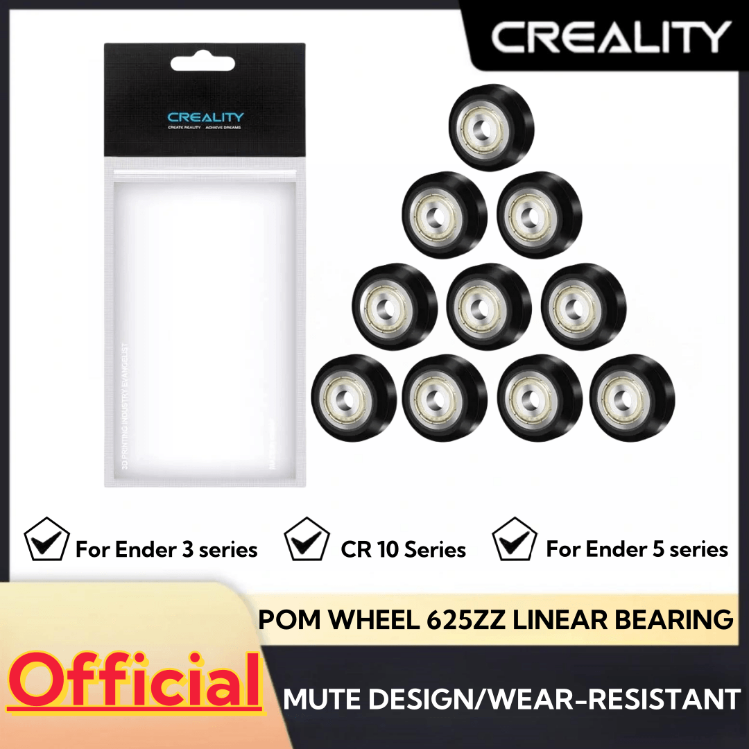 Creality Printer K1 - Creality 3D-Drucker POM-Rad, Kunststoff-Riemenscheibe, 625zz Linearlager