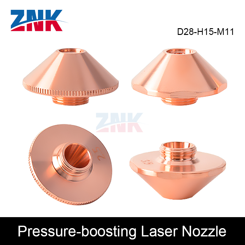 Industrial Fiber Laser - ZNK 10 Stück Hochgeschwindigkeits-Trieb Laserdüse D28H15M11,