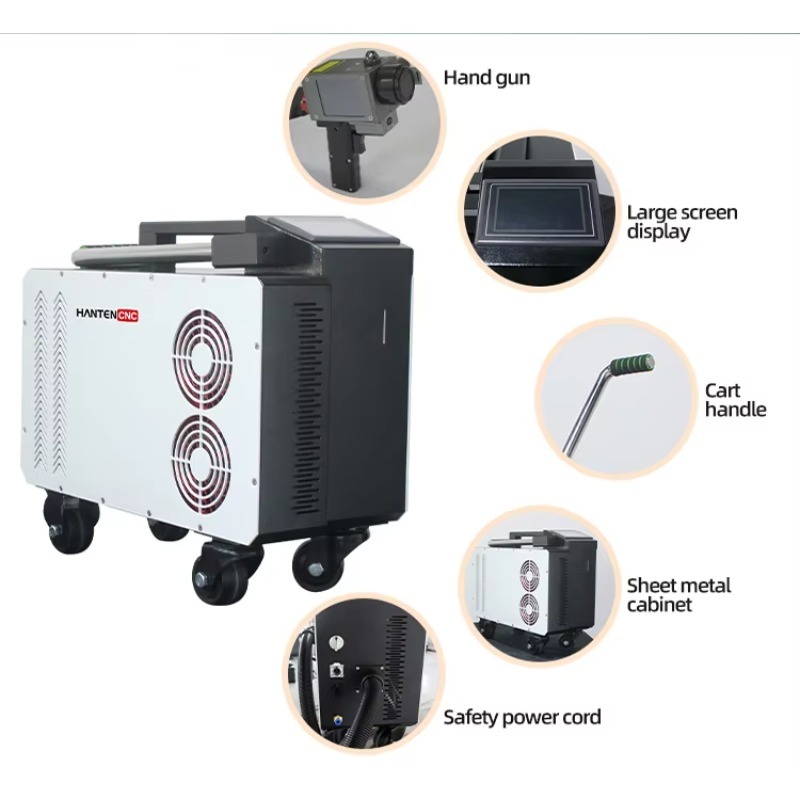 Tragbare 300W-Pulsfaser-Laserr – Industrial Laser Cleaning Bewertung und Preis